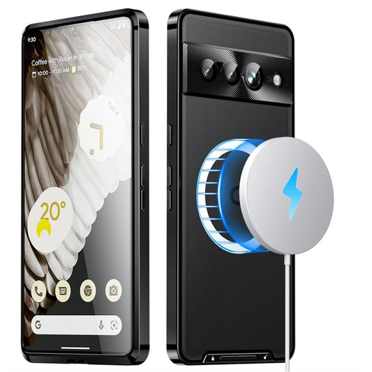 Pixel 7 Pro 5G Magnetische Hülle mit Metallkante & Kameraschutz