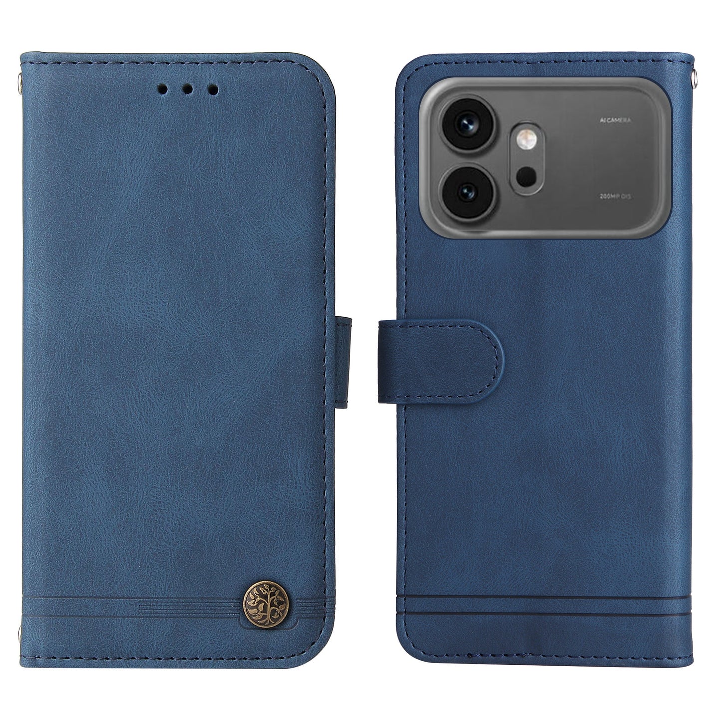 For Honor 600 Pro 5G / Honor 600 5G Leather Wallet Cases Skin Touch Phone Cover Stand with Strap
