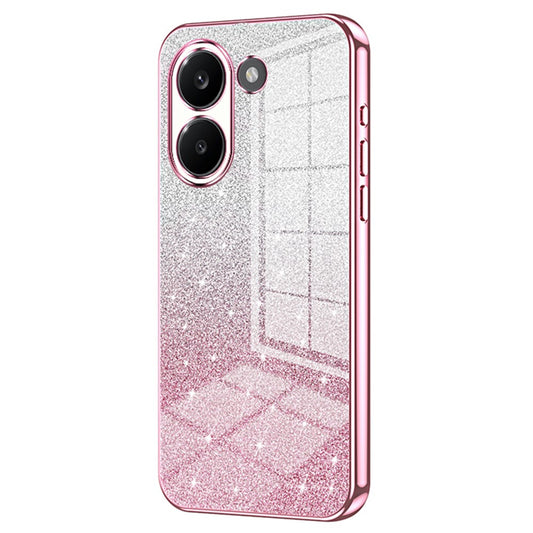 Case For Xiaomi Poco X8 Pro 5G / Redmi Turbo 5 5G Electroplating Gradient Glitter TPU Phone Cover