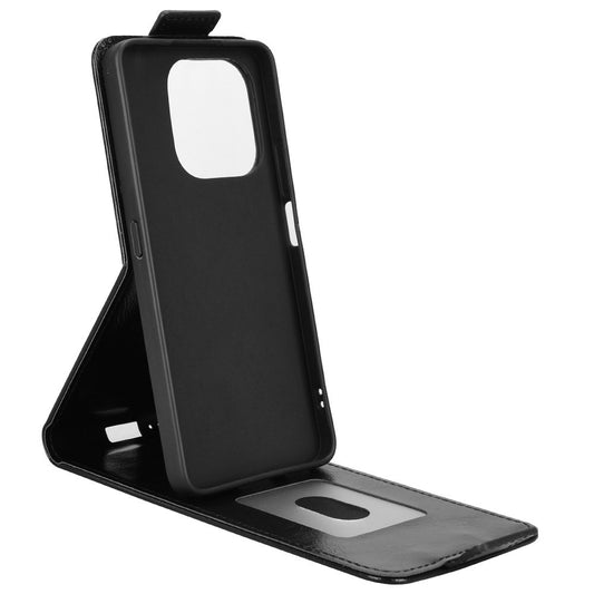 Honor X8d 4G Handyhülle – Standgehäuse mit Magnetverschluss, vertikales Flip-Leder-Handycover mit Kartenhalter