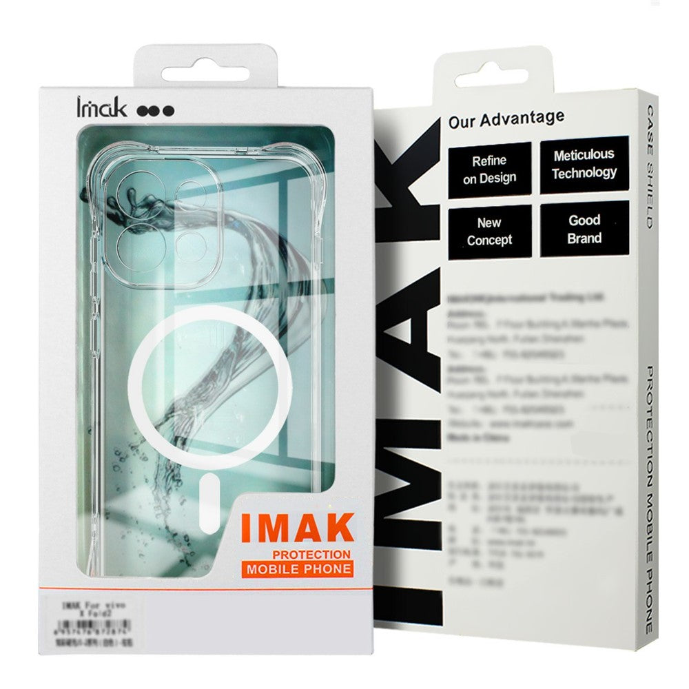 IMAK Magnetic Case for Honor 600 Lite 5G Airbag Shockproof Protection TPU Phone Cover