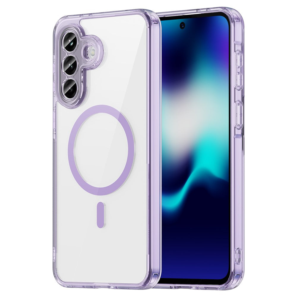 For Samsung Galaxy A37 5G Case Compatible with MagSafe Clear PC + TPU Shockproof Phone Back Cover