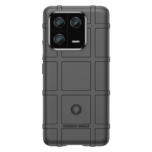Xiaomi 13 Pro 5G Handyhülle – Robuste, kollisionssichere TPU- mit quadratischer Gitterstruktur