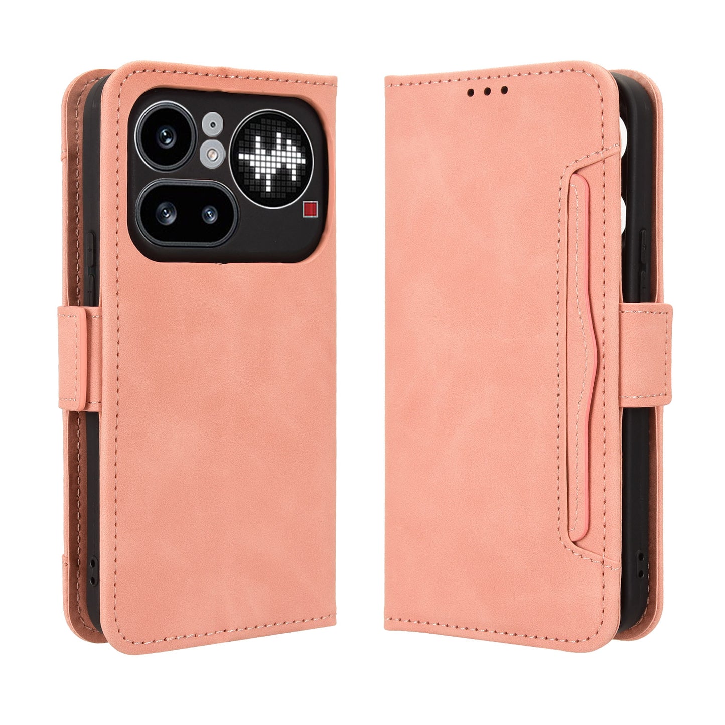 For Nothing Phone (4a) Pro Leather Case Phone Wallet Cover with Multiple Card Slots