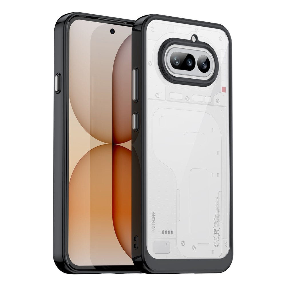 Nothing Phone (4a) Transparente Handyhülle – Stoßfeste Rückseite, aus TPU & Acryl