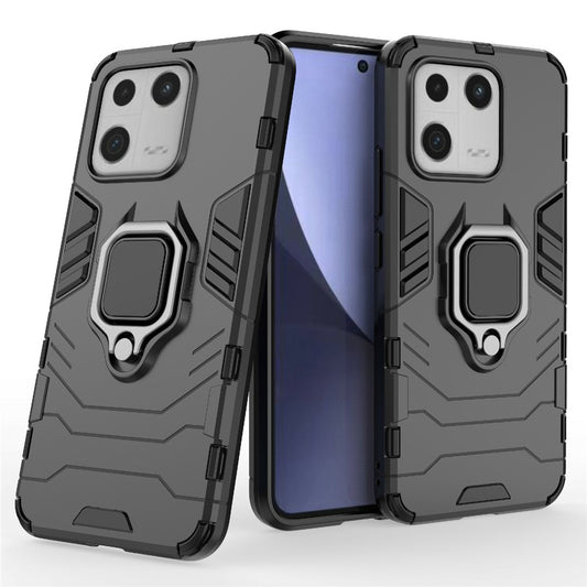 Xiaomi 13 Handyhülle – Stoßfeste Ring-Kickstand- aus PC + TPU