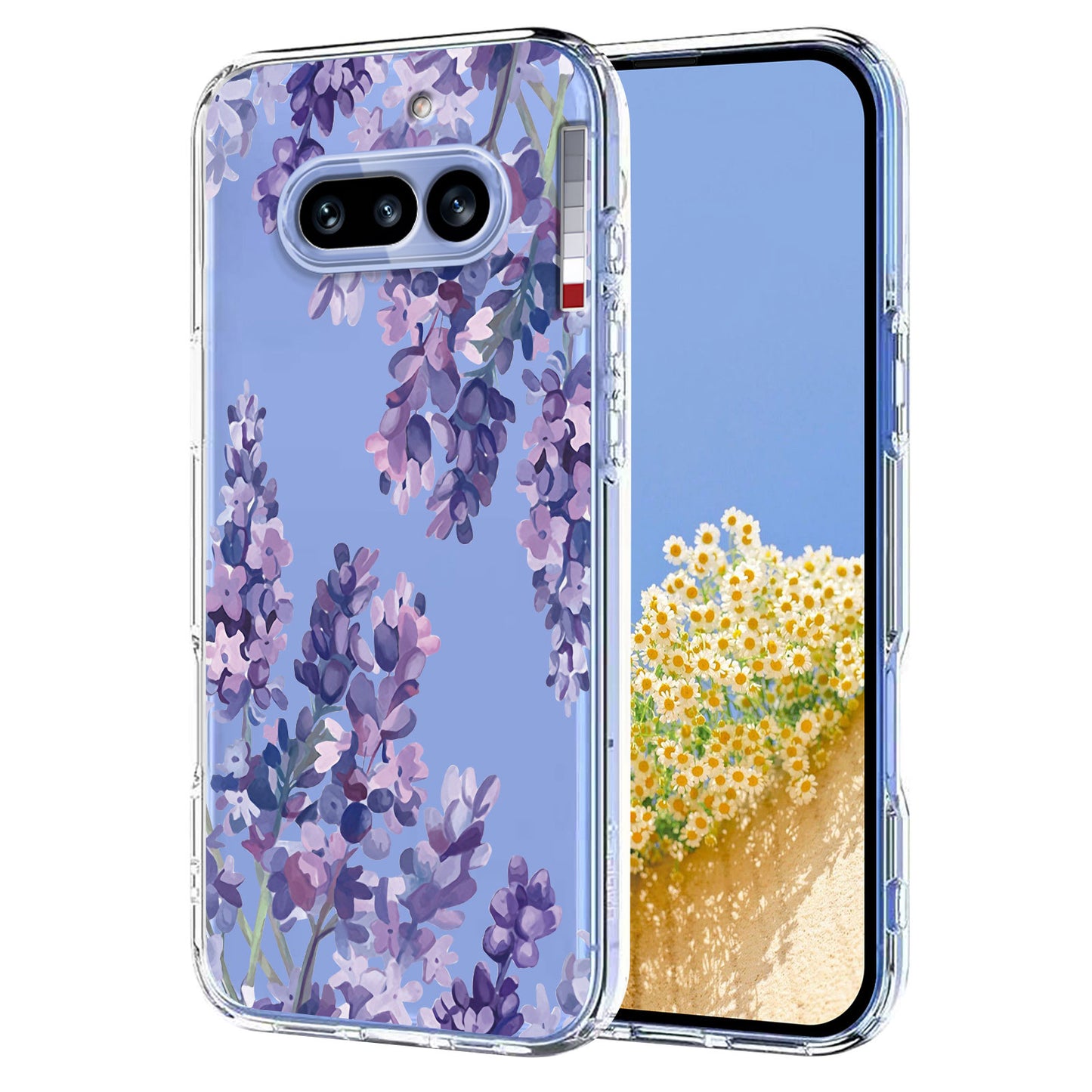 For Nothing Phone (4a) Case Butterfly Floral Pattern Printing TPU Phone Back Cover
