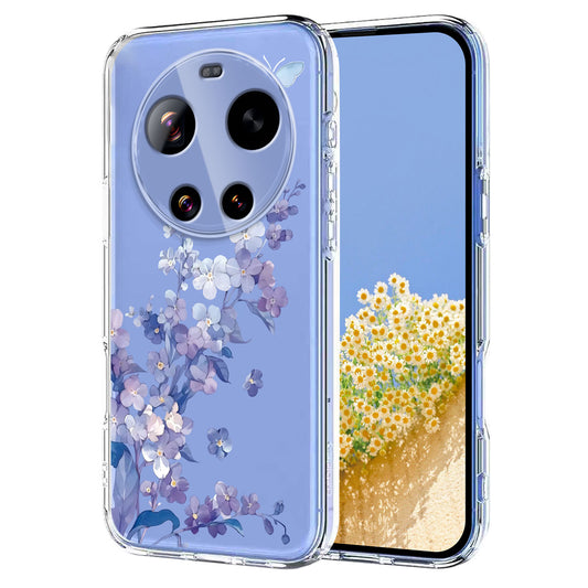 Xiaomi 17 Ultra 5G – Handyhülle aus TPU, mit Blumenmotiv