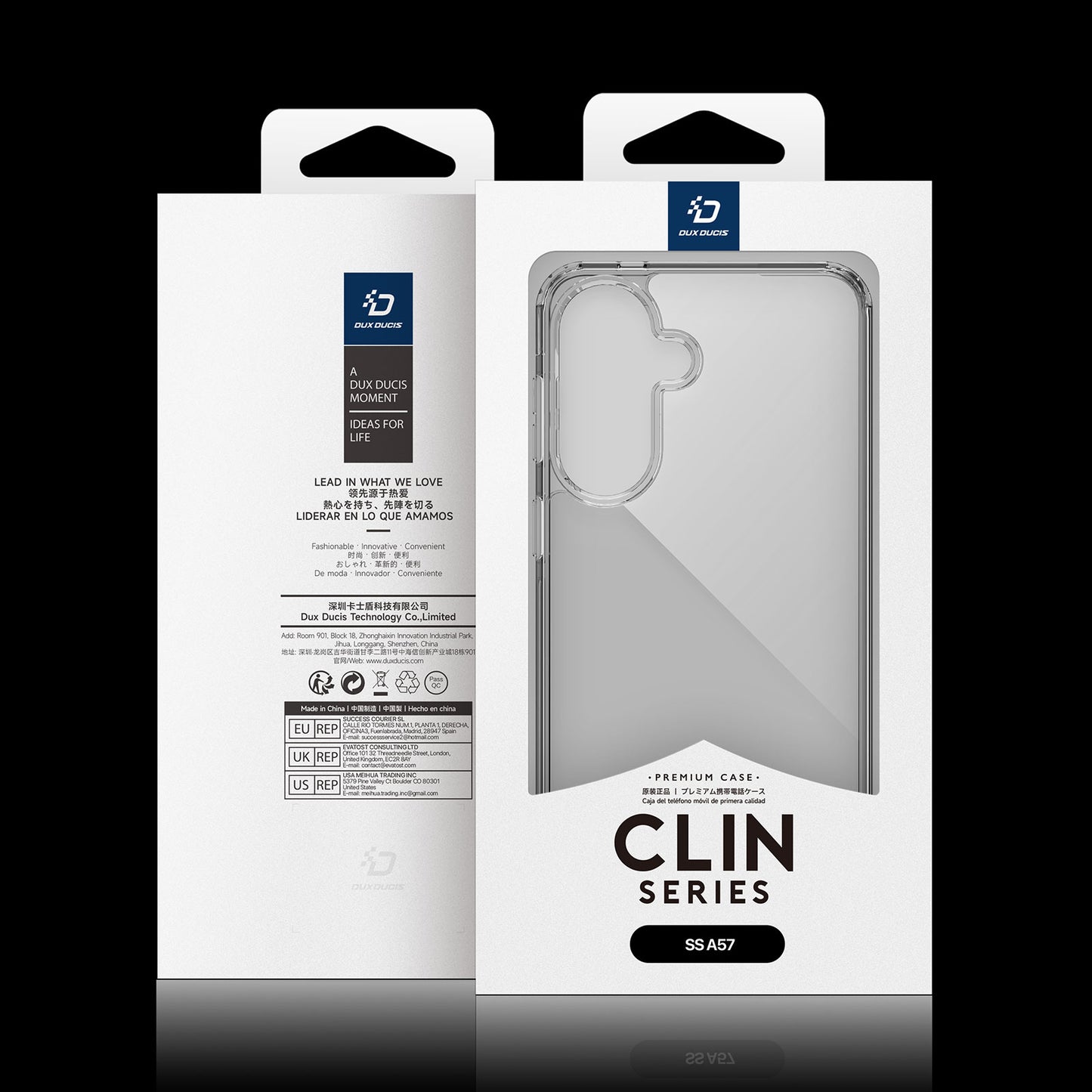 Dux Ducis for Samsung Galaxy A57 5G DUX DUCIS Clin Series Clear Phone Case TPU + PC Anti-drop Back Cover