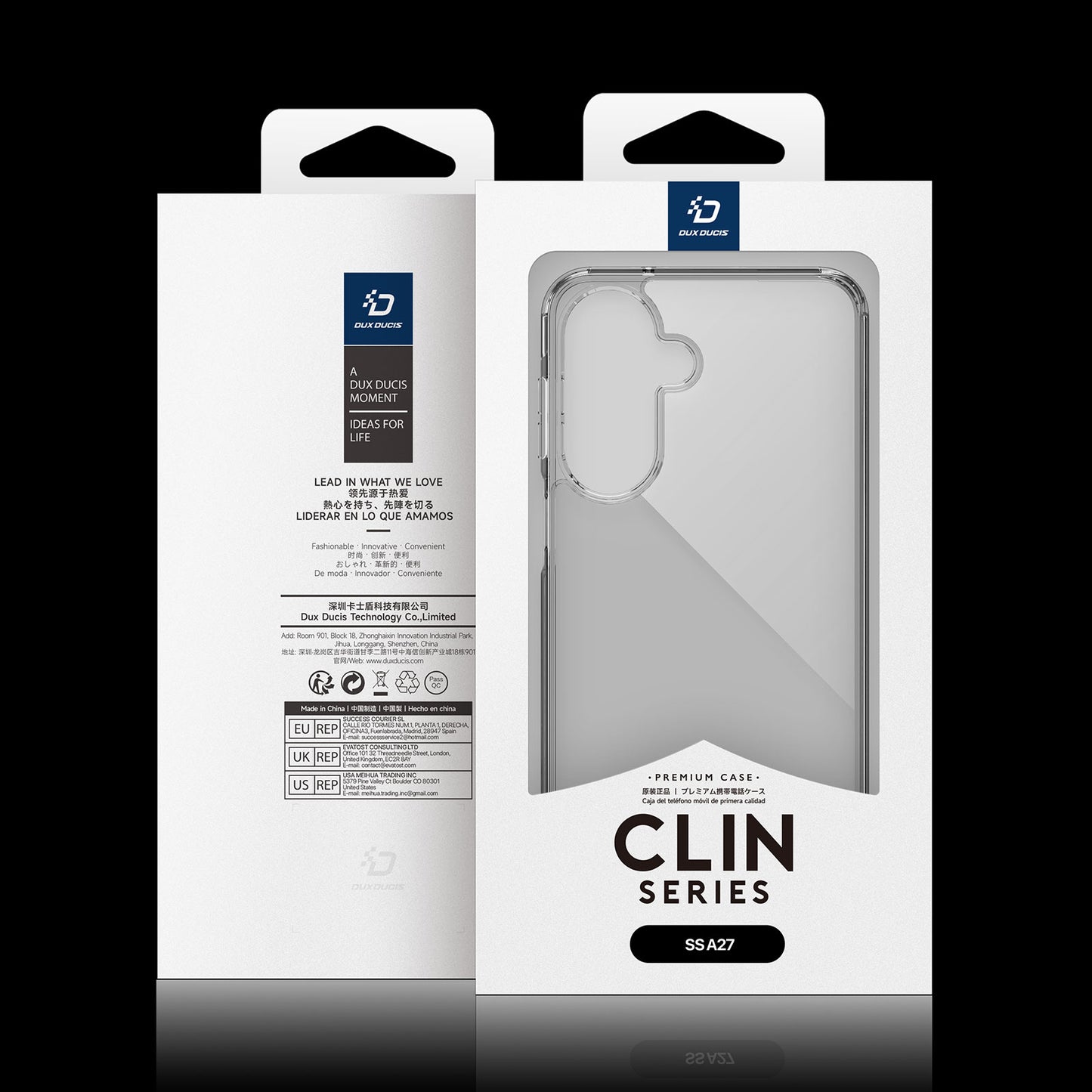 Dux Ducis for Samsung Galaxy A27 5G DUX DUCIS Clin Series Clear Phone Case TPU + PC Anti-drop Back Cover