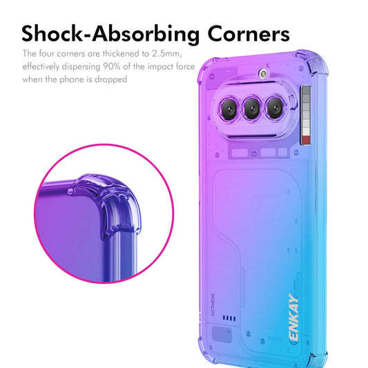 ENKAY for Nothing Phone (4a) TPU Case Thickened Four Corner Drop-proof Phone Back Cover