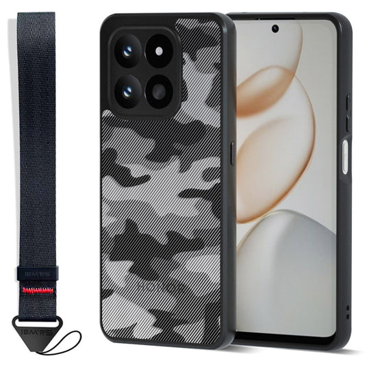 IBMRS Mobile Cover for Honor 400 Smart 5G / 4G / X7d 4G Soft TPU + Hard PC Case with Wrist Strap (Precision Cutouts)