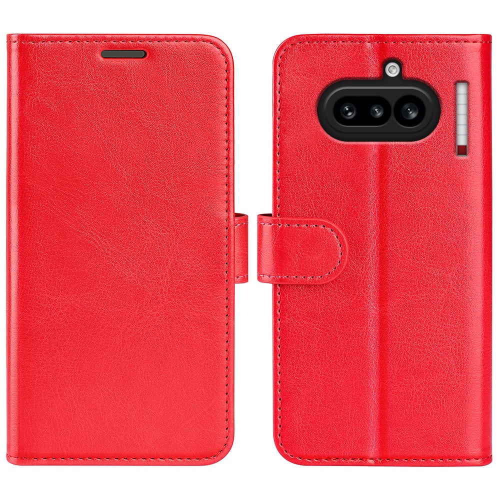 Nothing Phone (4a) Wallet-Handyhülle – Aus strukturiertem PU-Leder & TPU, Klapphandyhülle