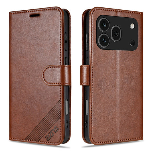 Honor 600 Pro 5G Handyhülle – AZNS aus kratzfestem PU-Leder mit Standfunktion, Brieftaschen