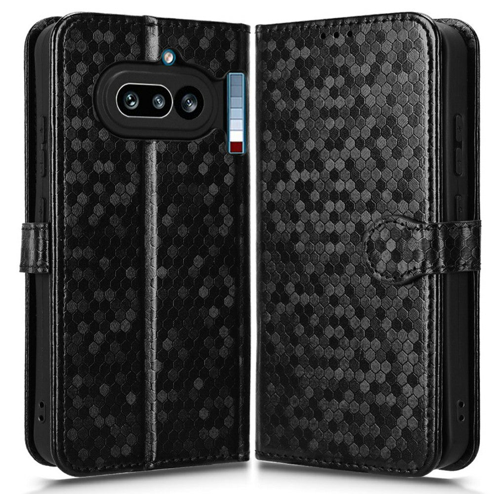 Nothing Phone (4a) Wallet-Handyhülle – Mit Magnetverschluss & Punktmuster