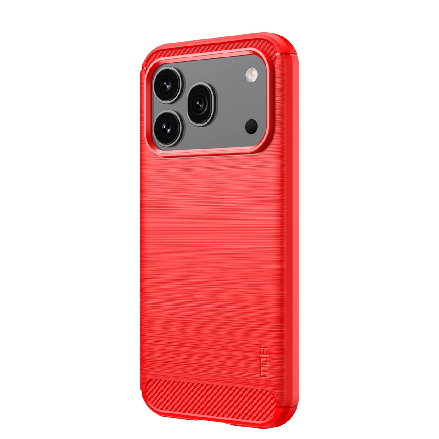 MOFI for Honor 600 Pro 5G / Honor 600 5G Back Cover Brushed Texture Carbon Fiber Soft TPU Case
