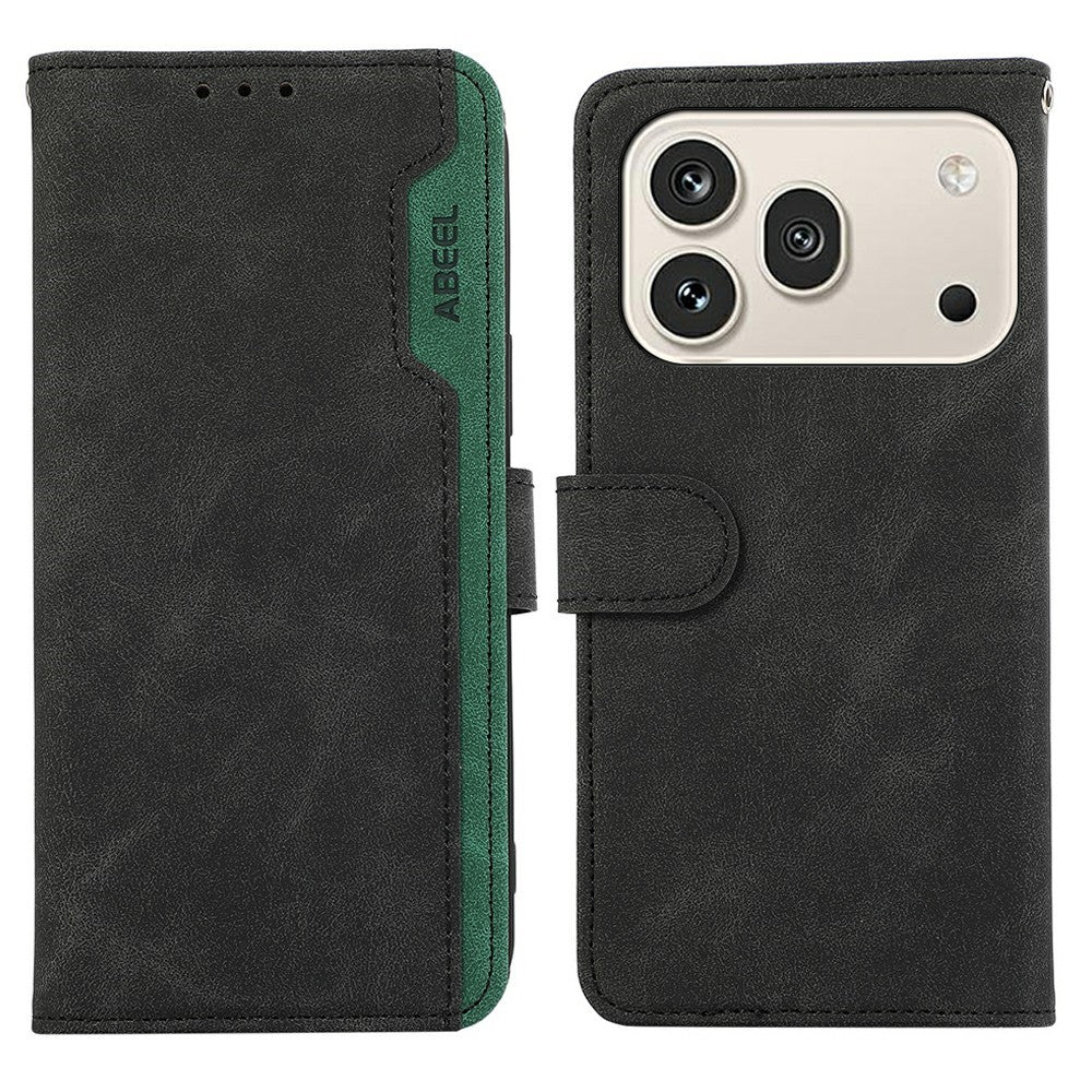 ABEEL Case For Honor 600 Pro 5G / 600 5G Color Splicing Leather Flip Phone Cover RFID Blocking
