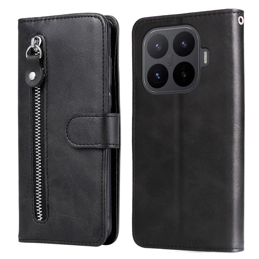 Xiaomi 17T Handyhülle – PU-Lederhüllen mit Reißverschlusstasche, Brieftasche, , Ständer