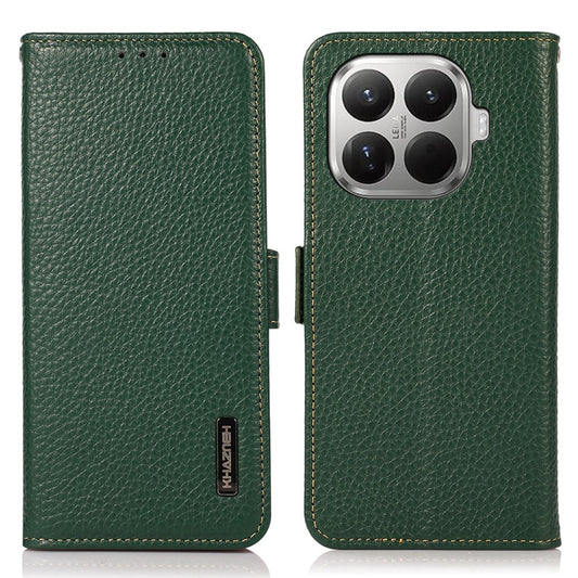 Xiaomi 17T Handyhülle – KHAZNEH mit Litchi-Textur, echtes Rindsleder, RFID-blockierend