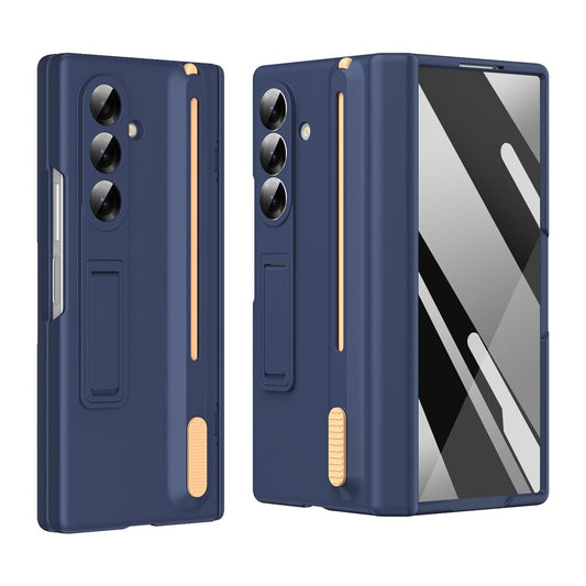 Galaxy Z Fold8 Ultra – Handyhülle aus Kunststoff und gehärtetem Glas, mit Ständer, mit Scharnierschutz, mit Displayschutz, mit Stifthalter