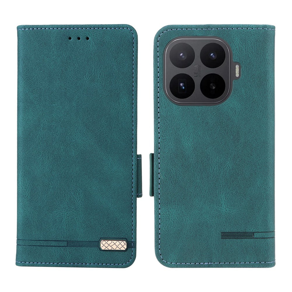 For Xiaomi 17T Case Leather Wallet Flip Phone Cover with Hardware Decor