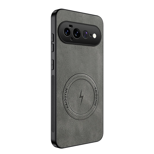 Google Pixel 11 Pro XL Handyhülle – WANLONFENG Magnetische der SD1-Serie mit Nappa-Textur, PC-TPU