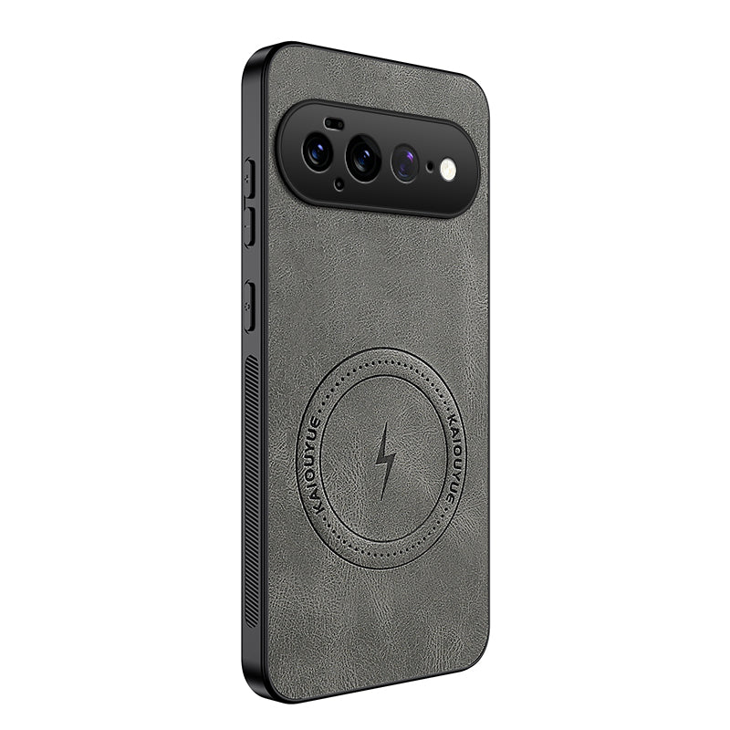 WANLONFENG for Google Pixel 11 Pro XL SD1 Series Magnetic Case Nappa Texture PC TPU Phone Cover