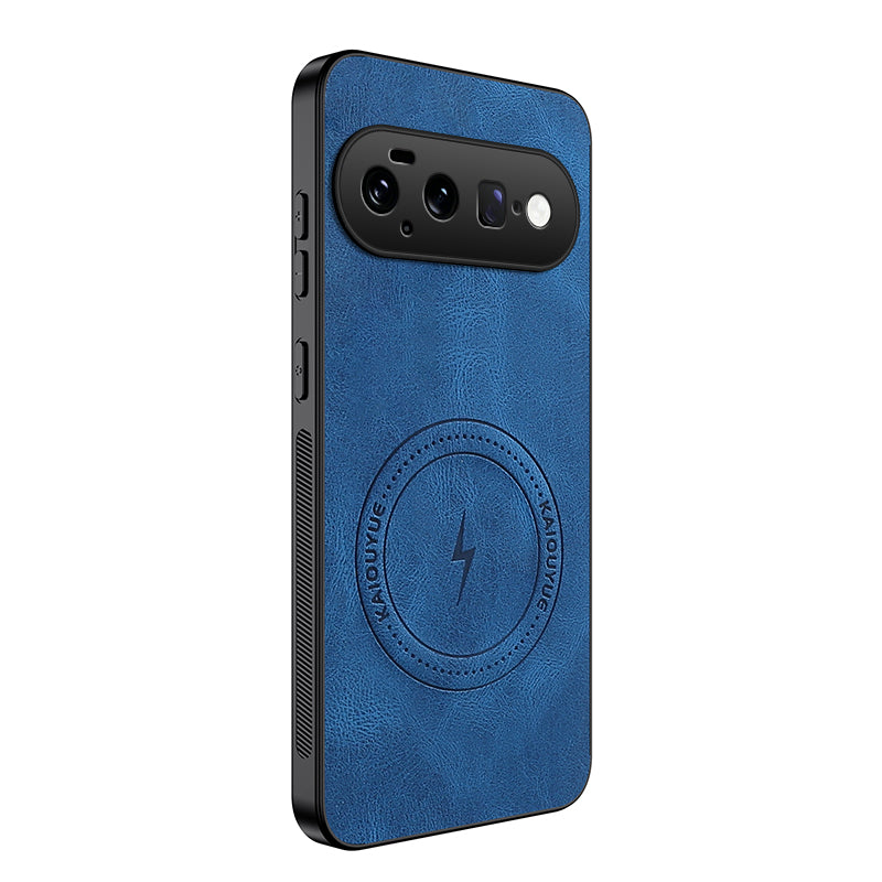 WANLONFENG for Google Pixel 11 SD1 Series Magnetic Case Nappa Texture PC TPU Phone Cover