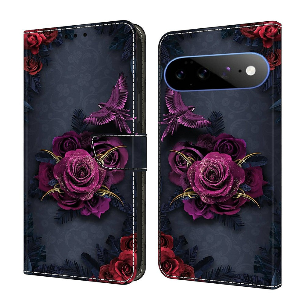 For Google Pixel 11 Pro XL Wallet Case Pattern Printing PU Leather Flip Stand Phone Cover