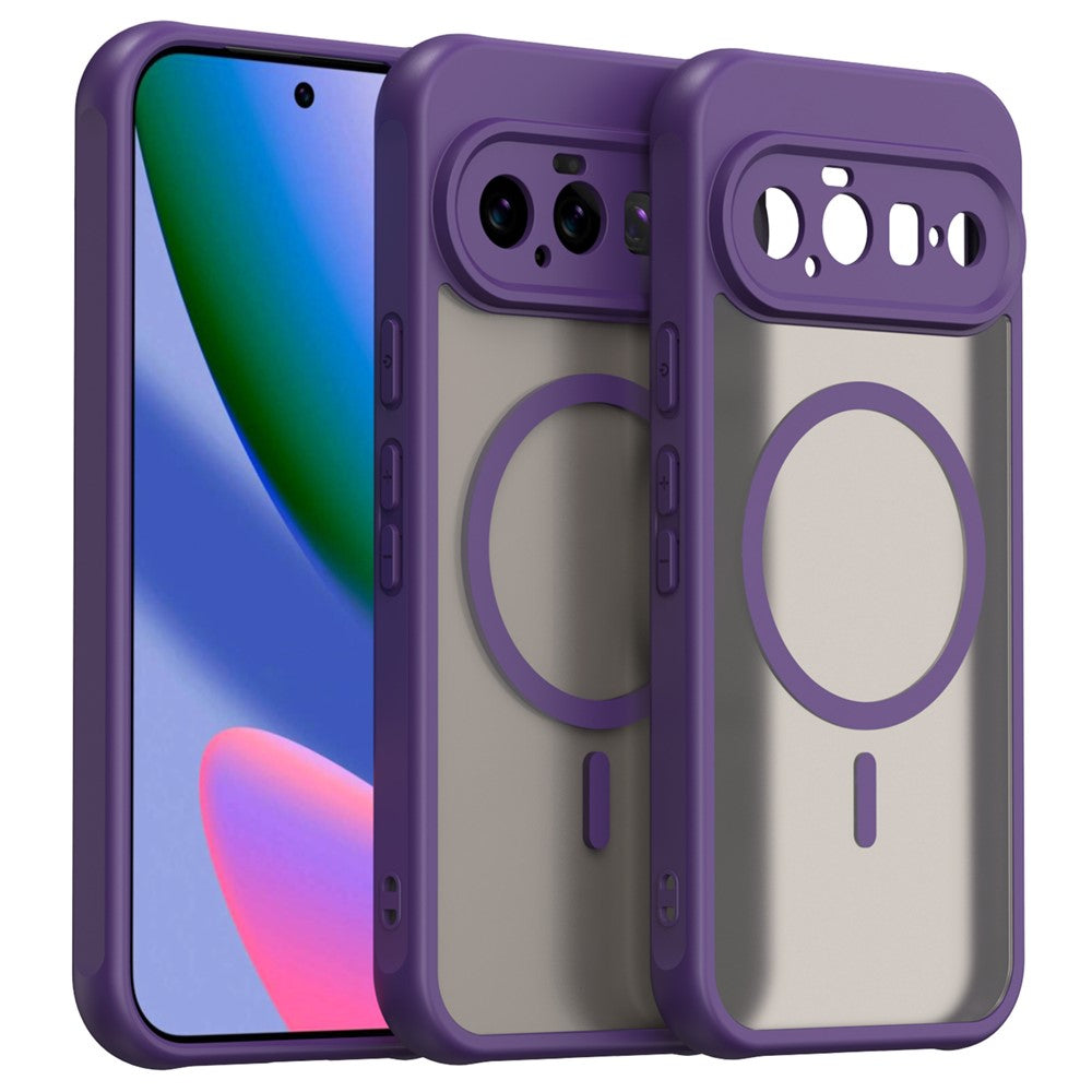 For Google Pixel 11 Pro XL Magnetic Case Anti Drop Matte PC + TPU Phone Cover