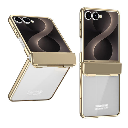Galaxy Z Flip8 – Handyhülle aus Kunststoff und gehärtetem Glas, mit Displayschutz