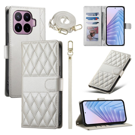 Xiaomi 17T Pro – Wallet-Handyhülle aus PU-Leder und TPU, mit Ständer, mit langem und kurzem Trageriemen