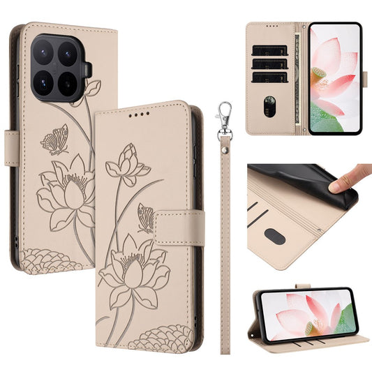 Xiaomi 17T – Wallet-Handyhülle aus PU-Leder und TPU, mit Ständer, mit Handschlaufe, mit Motivdruck