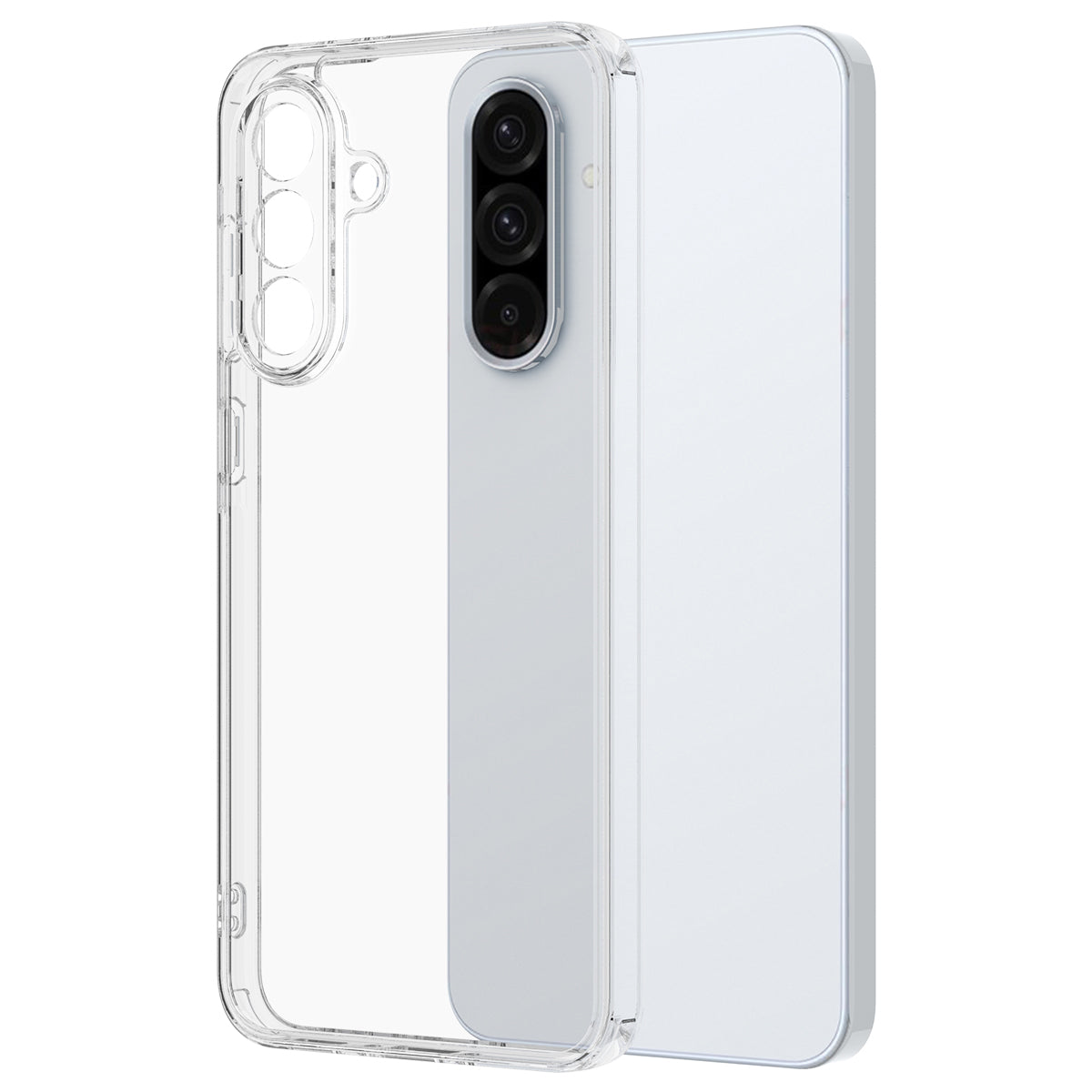 For Samsung Galaxy S26 FE Clear Phone Case TPU+Acrylic Shockproof Phone Back Cover