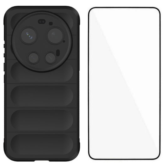 Xiaomi 17 Ultra 5G – Handyhülle aus gehärtetem Glas und TPU, mit Displayschutz