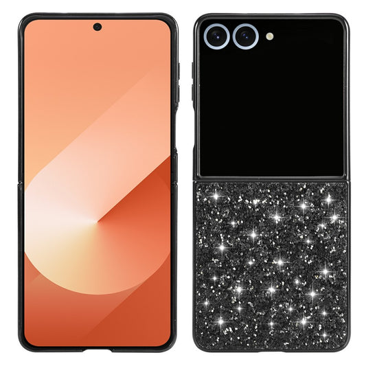 Galaxy Z Flip8 – Handyhülle aus Kunststoff und TPU, mit Glitzer