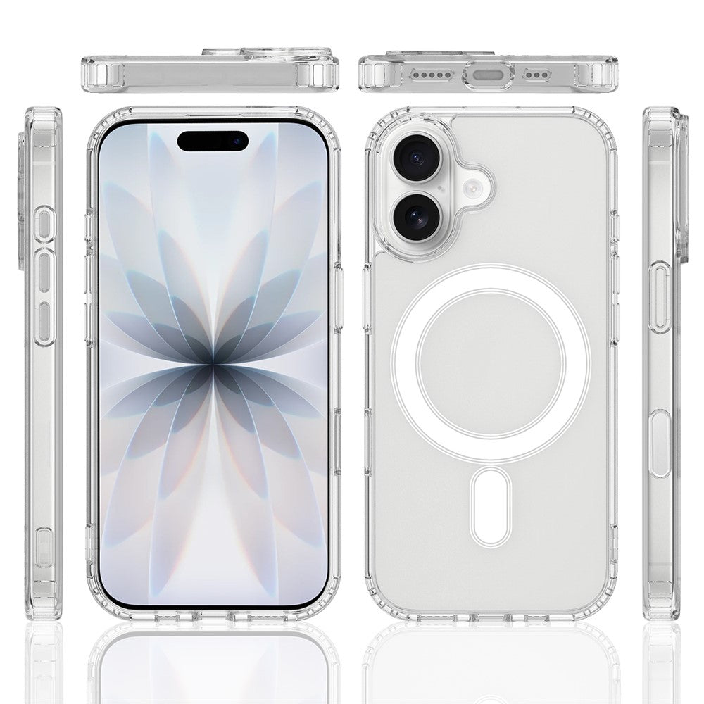 For iPhone 18 Magnetic Case TPU + Acrylic Phone Cover with Camera Control Button