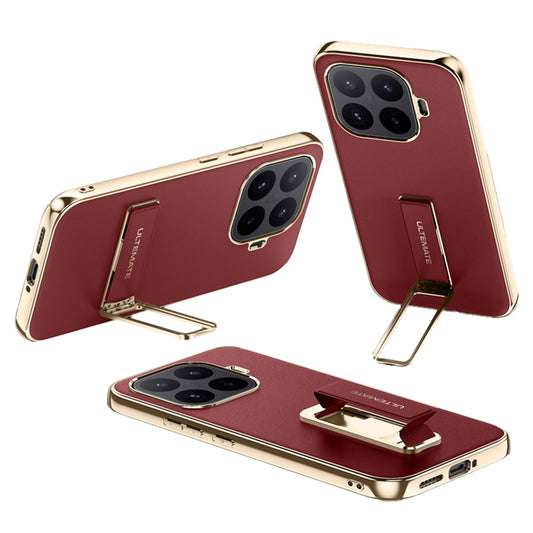 Xiaomi 17T – Handyhülle aus PU-Leder und TPU, mit Ständer, mit Handschlaufe, stoßfest