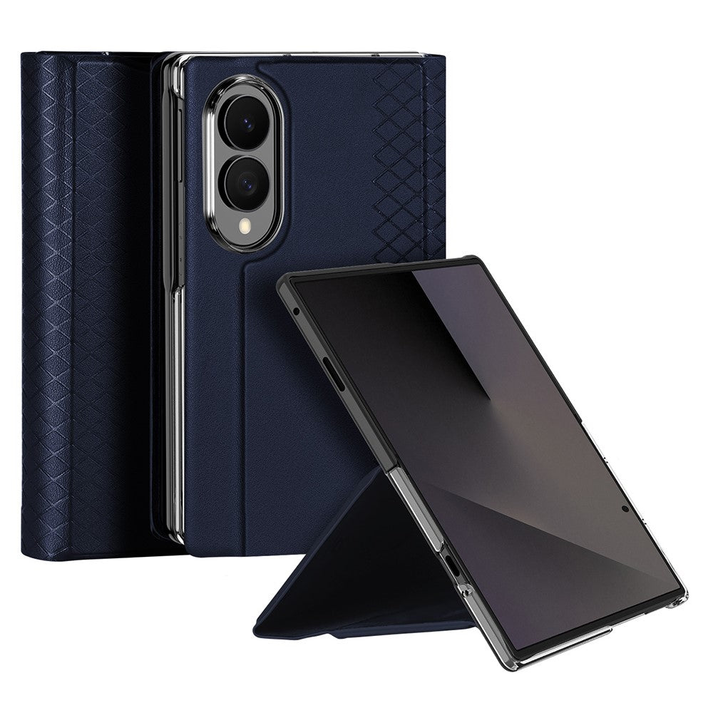 DUX DUCIS Bril Series for Samsung Galaxy Z Fold8 Cases with Card Slot Leather Phone Cover Stand