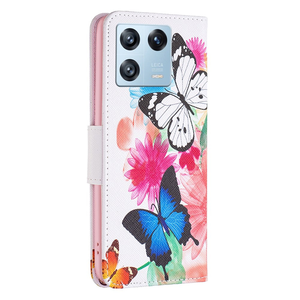 For Xiaomi 13 Pro 5G Phone Case Pattern Printing PU Leather Wallet Stand Cover