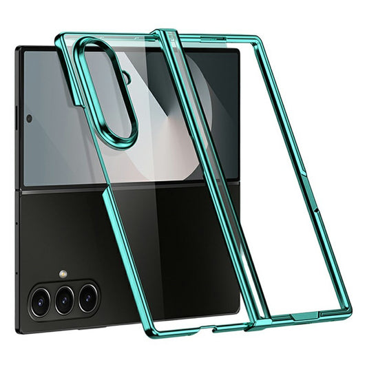 Galaxy Z Fold8 Ultra – Transparente Handyhülle aus Kunststoff, mit Scharnierschutz