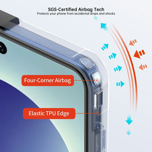Galaxy Z Flip8 – Magnetische Handyhülle aus PC und TPU, stoßfest