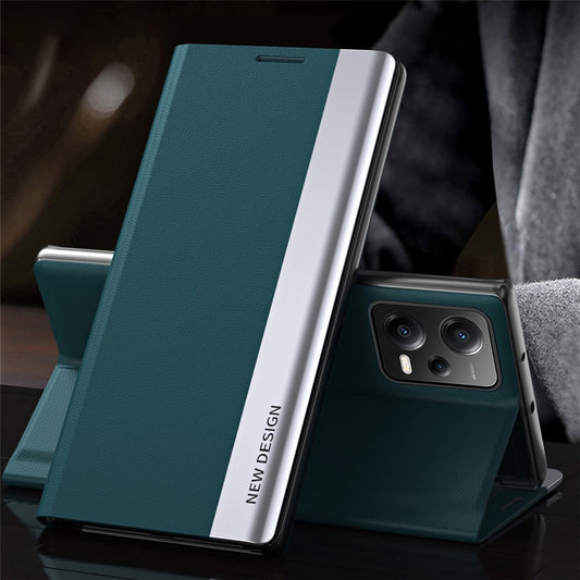 Xiaomi Redmi Note 12 5G (China) / Xiaomi Redmi Note 12 5G (India) / Xiaomi Poco X5 5G / Xiaomi Redmi Note 12 5G (Global) Handyhülle – Redmi Note 12 5G (Global) / (Indien) / (China) Galvanik- aus PU-Leder mit Standfunktion