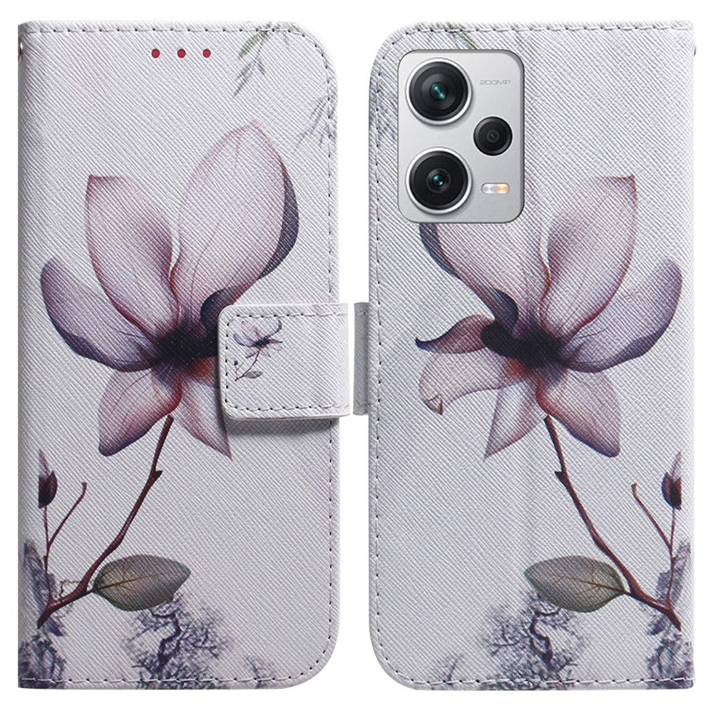 For Xiaomi Redmi Note 12 Pro+ 5G Shockproof Wallet Cover Pattern Printing PU Leather Stand Phone Case