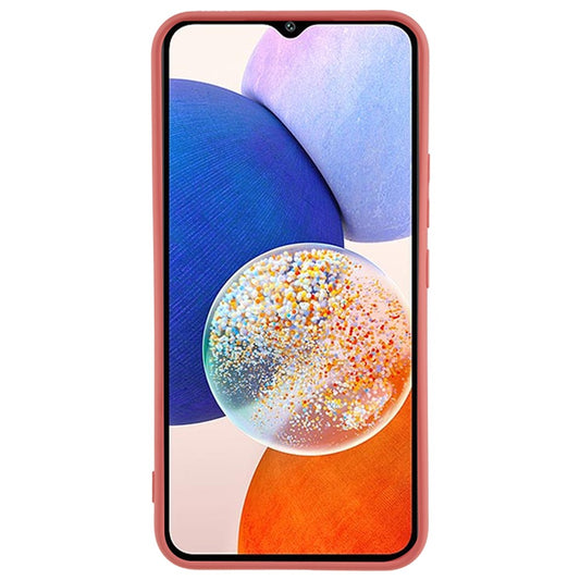 Galaxy A14 5G/4G Gummierte Hülle – Mit Faserfutter & Anti-Kratz-Abdeckung