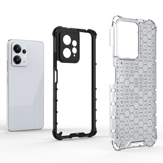 Xiaomi Redmi Note 12 4G Handyhülle – mit Wabenstruktur, TPU+PC, Fallschutz-Smartphone-Abdeckung