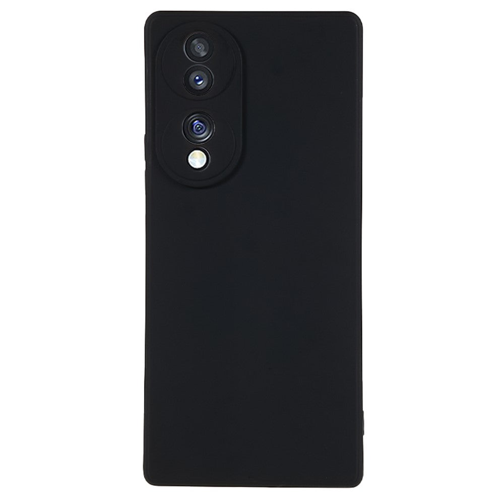 For Honor 70 5G Candy Color Fiber Lining Rubberized TPU Case Anti-Drop Phone Cover