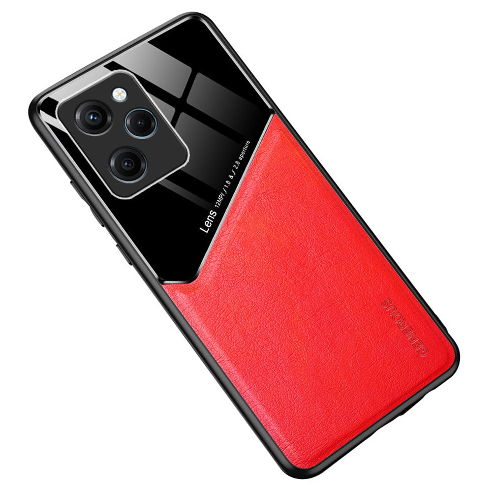 For Xiaomi Poco X5 Pro 5G / Note 12 Pro Speed 5G Shockproof Case TPU + PC + PU Leather Phone Cover
