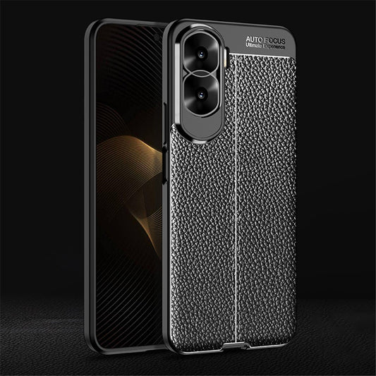 Honor X50i 5G / Honor 90 Lite 5G Handyhülle – 90 Lite 5G Staubdichte TPU-, stoßfeste , Litschi-Textur