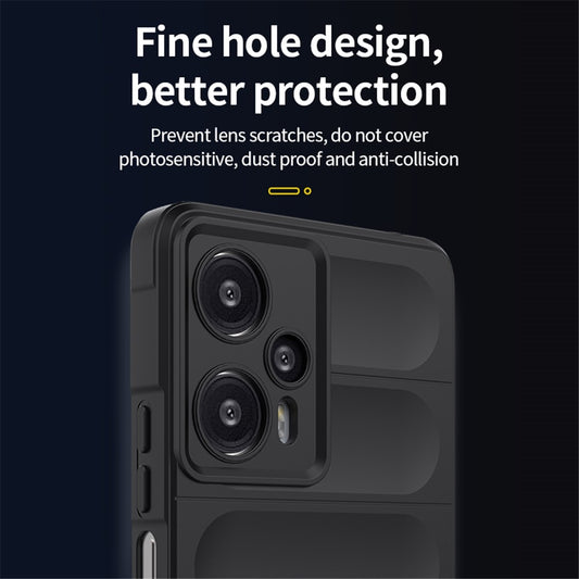 For Xiaomi Poco F5 5G / Redmi Note 12 Turbo Flexible TPU Phone Case Anti-drop Rugged Back Cover